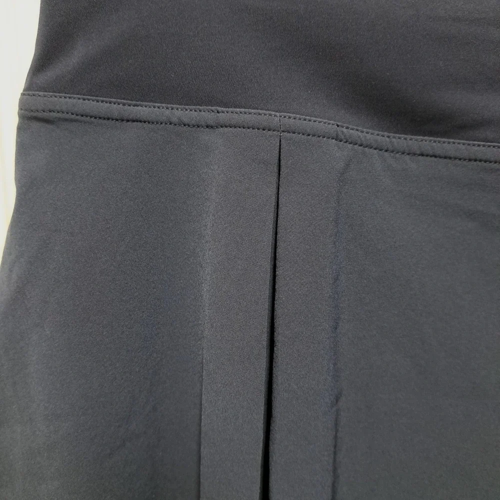 Nike Dri Fit Athletic Skort Womens XL Navy Blue Pleated Pull On Golf Tennis